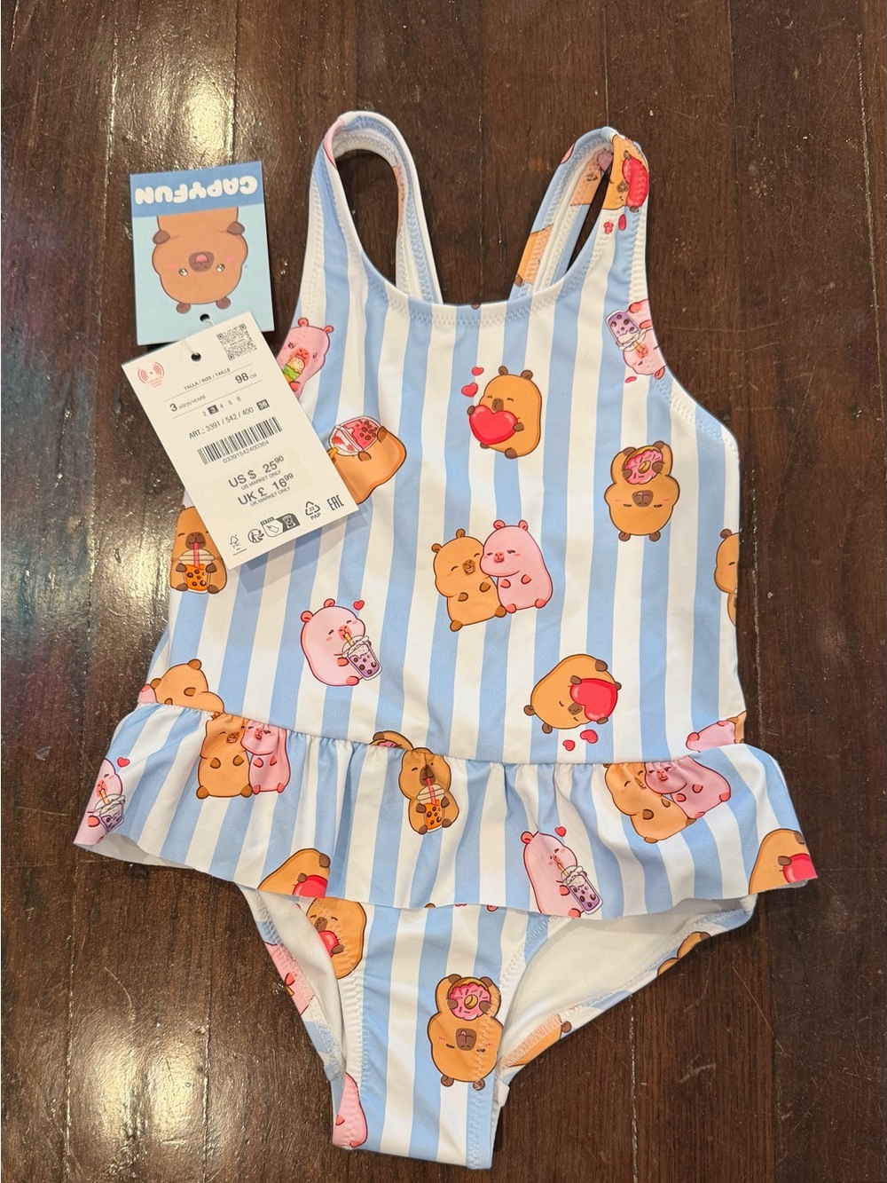 Zara 3T toddler girl swimsuit